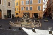 fountain in jewish ghetto in rome